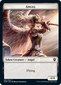 Magic: The Gathering Single - Commander Legends - Angel (Token) Token/001 Lightly Played