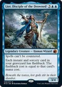 Magic: The Gathering Single - Innistrad: Midnight Hunt - Lier, Disciple of the Drowned - Mythic/059 Lightly Played