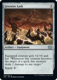 Magic: The Gathering Single - Double Masters 2022 - Livewire Lash - FOIL Uncommon/307 Lightly Played