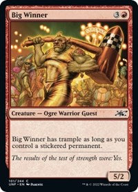 Magic: The Gathering - Unfinity - Big Winner (Foil) - Common/101 Lightly Played