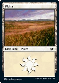 Magic: The Gathering - Modern Horizons 2 - Plains Land/482 Lightly Played