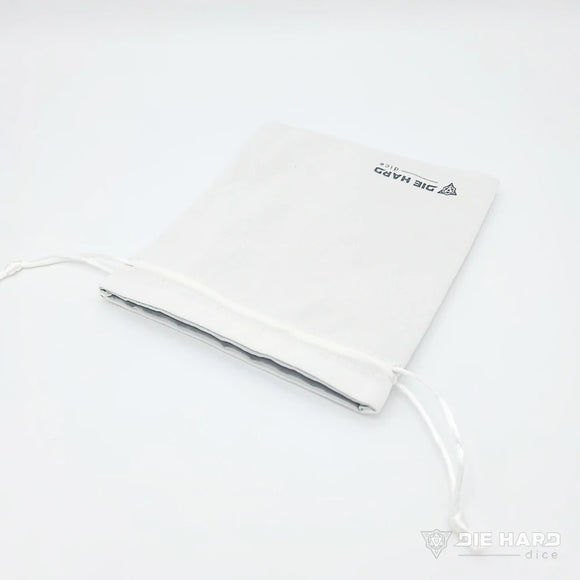 Satin Lined Velvet Bag - Medium White (5