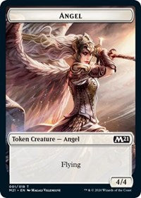 Magic: The Gathering - Core Set 2021 - Angel // Griffin FOIL Token/002 Lightly Played