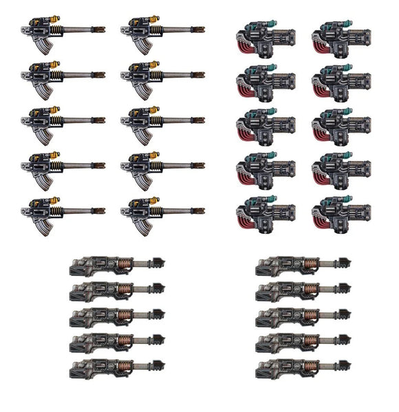 Heavy Weapons Upgrade Set – Volkite Culverins, Lascannons, and Autocannons