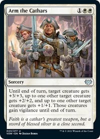 Magic: The Gathering Single - Innistrad: Crimson Vow - Arm the Cathars Uncommon/003 Lightly Played