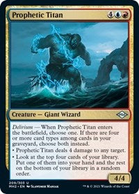 Magic: The Gathering - Modern Horizons 2 - Prophetic Titan Uncommon/209 Lightly Played