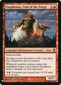 Magic: The Gathering - The List - Purphoros, God of the Forge Mythic/135 Lightly Played