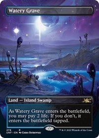 Magic: The Gathering - Unfinity - Watery Grave (Borderless) (Foil)- Rare/278 Lightly Played