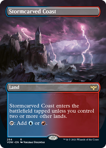 Magic: The Gathering - Innistrad: Crimson Vow - Stormcarved Coast (Borderless) Rare/284 Lightly Played