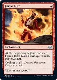 Magic: The Gathering Single - Modern Horizons 2 - Flame Blitz - Uncommon/124 Lightly Played