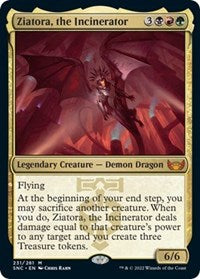Magic: The Gathering Single - Streets of New Capenna - Ziatora, the Incinerator Rare/232 Lightly Played