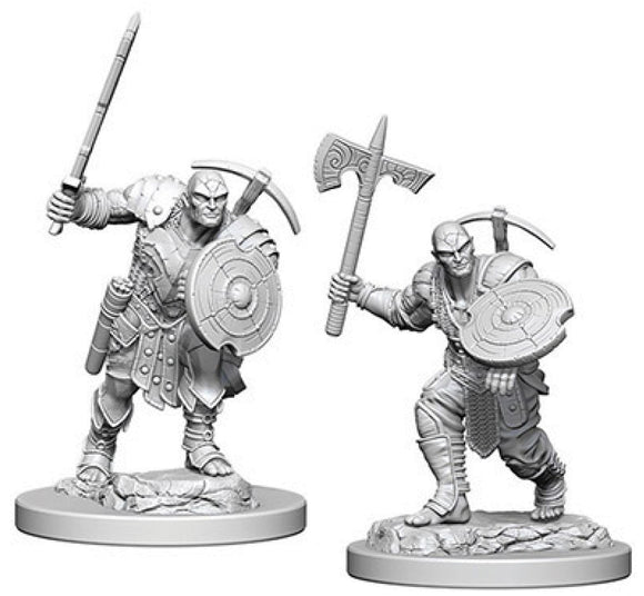 Dungeons & Dragons Nolzur`s Marvelous Unpainted Miniatures: W4 Earth Genasi Male Fighter