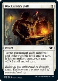 Magic: The Gathering Single - Modern Horizons 2 - Blacksmith's Skill (Foil) - Common/006 Lightly Played