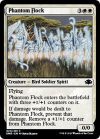 Magic: The Gathering Single - Dominaria Remastered - Phantom Flock (Foil) - Common/020 Lightly Played