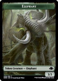 Magic: The Gathering Single - Dominaria Remastered - Elephant // Elemental (Foil) - Token/009 Lightly Played