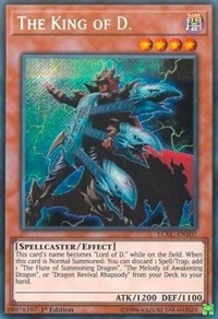 Yugioh / Yu-Gi-Oh! Single - Legendary Collection Kaiba - The King of D. (1st Edition) - Secret Rare/LCKC-EN107 Lightly Played