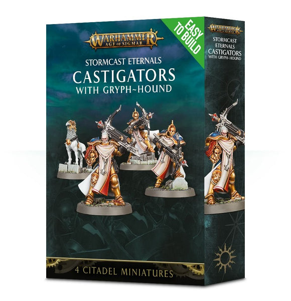 Warhammer Age of Sigmar - Stormcast Eternals Castigators with Gryph-Hound (EASY TO BUILD)