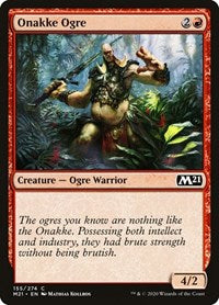 Magic: The Gathering - Core Set 2021 - Onakke Ogre Common/155 Lightly Played