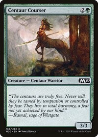 Magic: The Gathering Single - Core Set 2020 - Centaur Courser - Common/168 Lightly Played