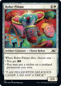Magic: The Gathering - Unfinity - Robo-Pinata (Foil) - Common/025 Lightly Played