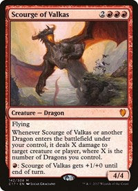 Magic: The Gathering - Commander 2017 - Scourge of Valkas - Mythic/142 Lightly Played