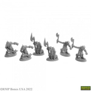 Bones USA Dungeon Dwellers - GOBLIN RAIDERS (6) 07043