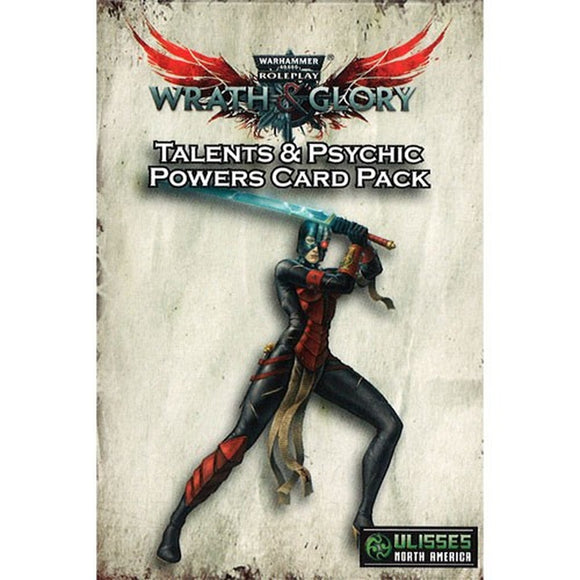Warhammer 40K Wrath & Glory RPG: Character Talents and Psychic Powers Card Pack
