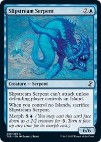 Magic: The Gathering - Time Spiral: Remastered - Slipstream Serpent Common/086 Lightly Played