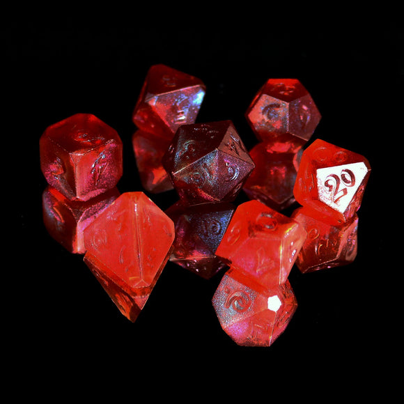 Project Dice 7 Piece RPG Set - Avalore Enchanted - Mars