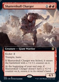 Magic: The Gathering Single - Zendikar Rising - Shatterskull Charger (Extended Art) Rare/353 Lightly Played