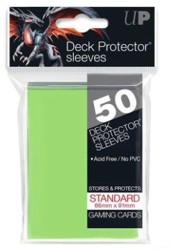 Pro-Matte Deck Protectors Pack: Lime Green 50ct