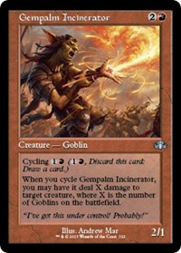 Magic: The Gathering Single - Dominaria Remastered - Gempalm Incinerator (Retro Frame) - Uncommon/322 Lightly Played