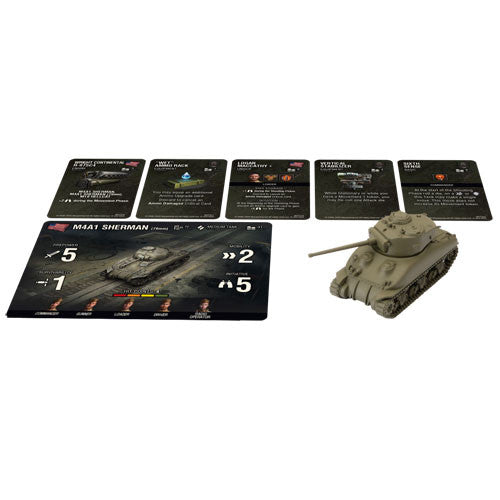 WORLD OF TANKS MINIATURES GAME: WAVE 5 TANK: AMERICAN (M4A1 76MM SHERMAN)