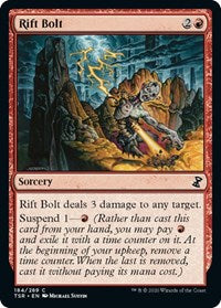 Magic: The Gathering - Time Spiral: Remastered - Rift Bolt Common/184 Lightly Played