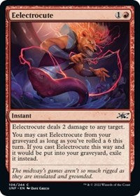 Magic: The Gathering - Unfinity - Eelectrocute (Foil) - Common/106 Lightly Played