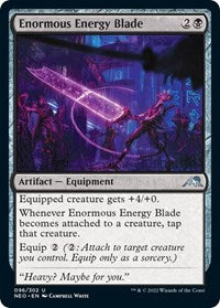 Magic: The Gathering Single - Kamigawa: Neon Dynasty - Enormous Energy Blade Uncommon/096 Lightly Played