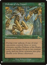 Magic: The Gathering Single - The List - Urza's Legacy - Defense of the Heart - Rare/100 Lightly Played