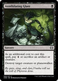 Magic: The Gathering Single - Phyrexia: All Will Be One - Annihilating Glare - Common/080 Lightly Played