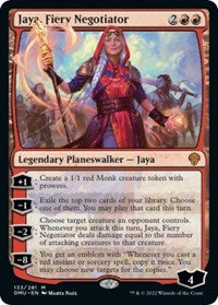 Magic: The Gathering Single - Dominaria United - Jaya, Fiery Negotiator - FOIL Rare/133 Lightly Played