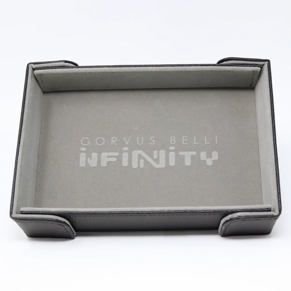 Infinity x DHD Magnetic Rectangle Tray with Gray Velvet