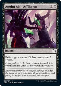 Magic: The Gathering Single - Phyrexia: All Will Be One - Anoint with Affliction - Common/081 Lightly Played