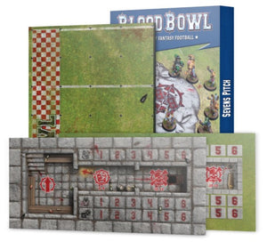 Sevens Pitch: Double-sided Pitch and Dugouts for Blood Bowl Sevens