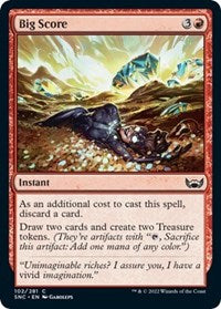 Magic: The Gathering Single - Streets of New Capenna - Big Score (Foil) - Common/102 Lightly Played