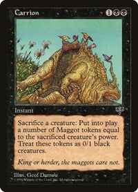 Magic: The Gathering Single - Mirage - Carrion - Rare/NA Lightly Played