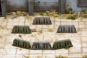 Fallout: Wasteland Warfare - Military Barricades Scenic Set