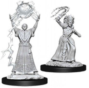 D&D Minis: Wave 12- Drow Mage & Drow Priestess