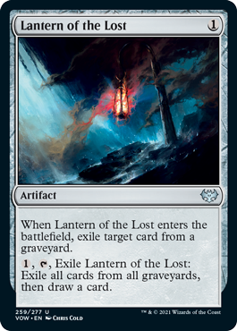 Magic: The Gathering - Innistrad: Crimson Vow - Lantern of the Lost Uncommon/259 Lightly Played