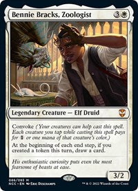Magic: The Gathering Single - Commander: Streets of New Capenna - Bennie Bracks, Zoologist Mythic/086 Lightly Played