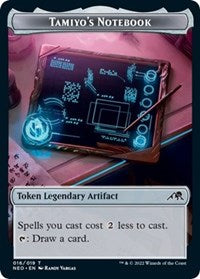 Magic: The Gathering Single - Kamigawa: Neon Dynasty - Tamiyo's Notebook Token Token/016 Lightly Played