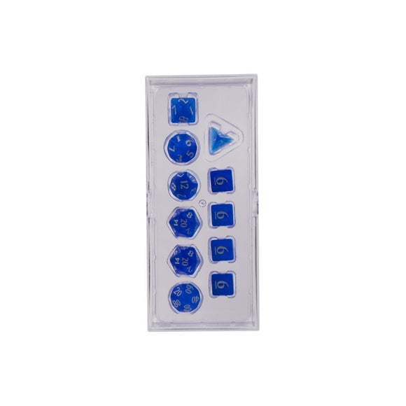 ULTRA PRO: 11CT POLYHEDRAL DICE: ECLIPSE PACIFIC BLUE